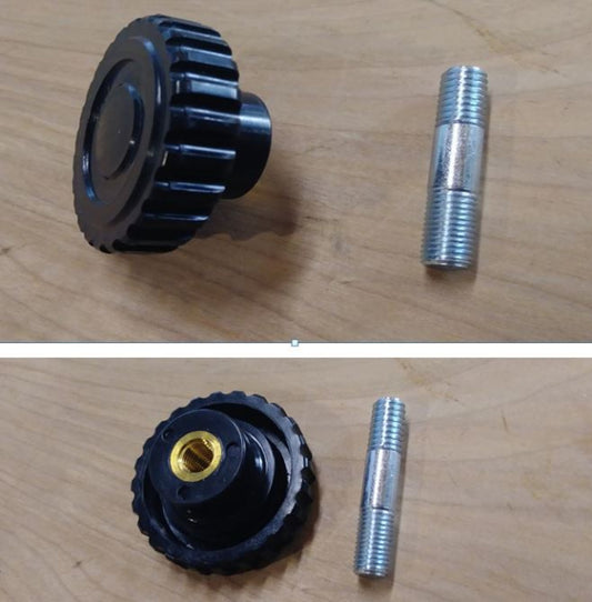 Upper Wiper Knob & Stud for Hobart 5212 & 5214 Saws. M71362 & M67315