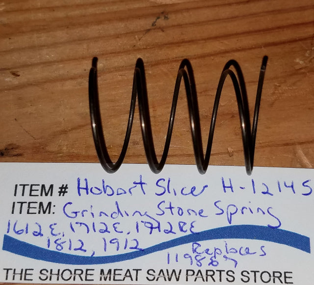 Grinding Stone Spring for Hobart 1612E, 1712E, 1812 & 1912 Slicer. #119867