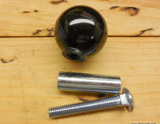 Meat Table Knob with Spacer & Bolt for Berkel 808, 818, 909, 919 Slicer. Replaces 2275-00042, 3375-0243, 2175-03277