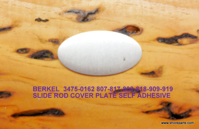 Slide Rod Plate Cover for Berkel 807 & 817 Slicers. Replaces 3475-0162