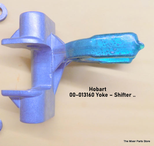 Hobart A120-A200 New Speed Shifter Yoke 00-013160. Note New Yoke Has no Plunger, Springs or Retaining Screws