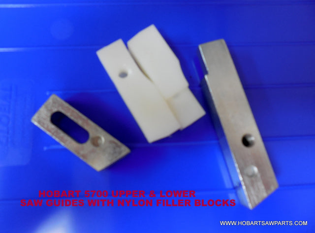 Slant Saw Upper and Lower Guide 2 filler blocks 290844-1, 291670-1, 291658 for Hobart 5700, 5701 Meat Saw