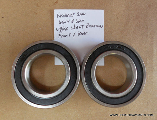 2 Upper Wheel Shaft Ball Bearings replaces BB-015-36 for Hobart 6614 and 6801