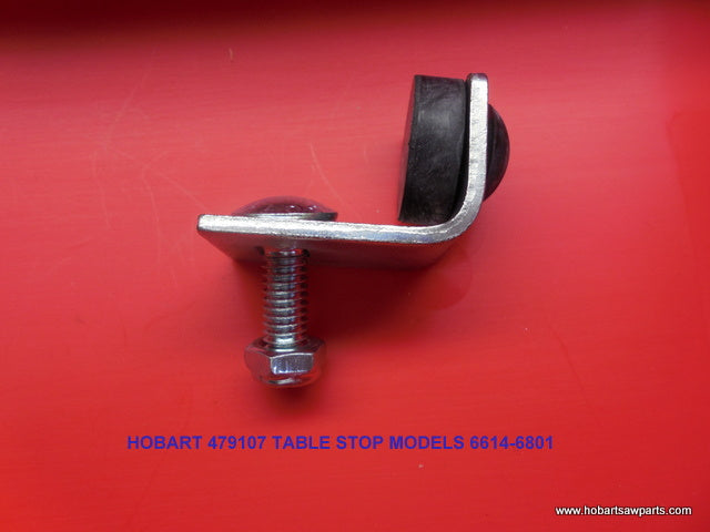 Carriage Stop Assembly Replaces 00-497107 for Hobart 6614 &amp; 6801 Meat Saws