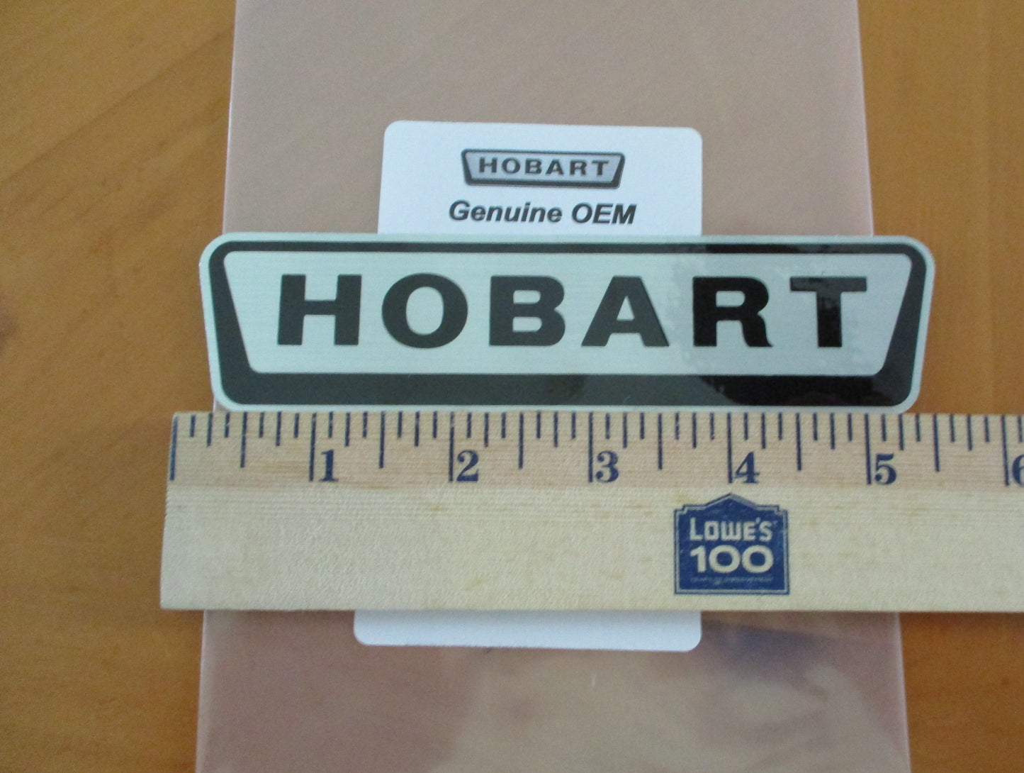 Hobart Logo Decal Sticker 5 5/8" X 1 3/8". 00-118364.