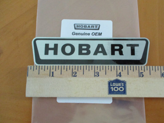 Hobart Logo Decal Sticker 5 5/8" X 1 3/8". 00-118364.