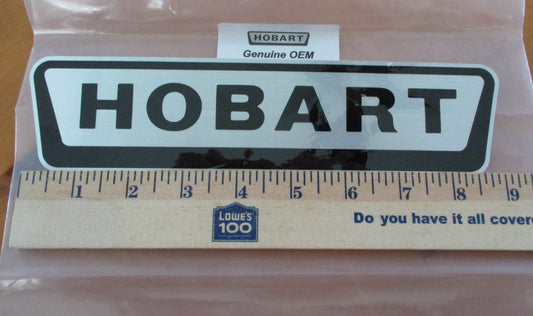 Hobart Logo Decal Sticker 9 1/8" X 2 1/4". 00-118367.