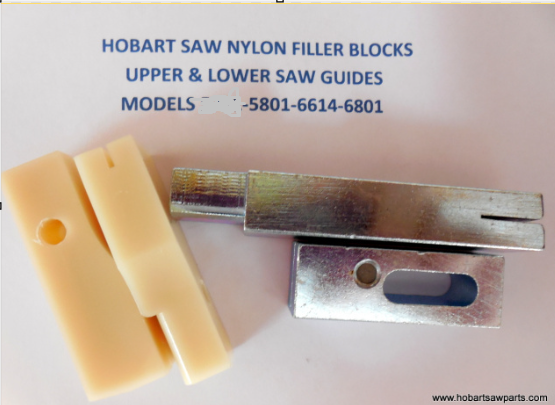 Blade Guards, Upper & Lower Saw Guides for Hobart 5801, 6614 & 6801 Meat Saws