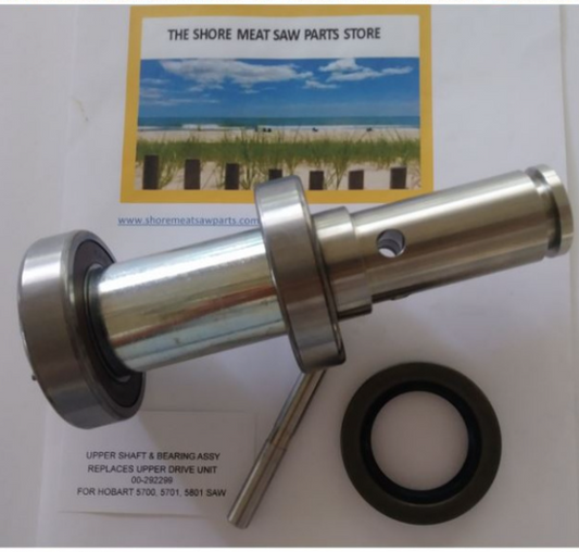 Upper Shaft & Bearing Assembly or Upper Drive Unit 00-292299 Hobart 5700, 5701 & 5801 Meat Saw