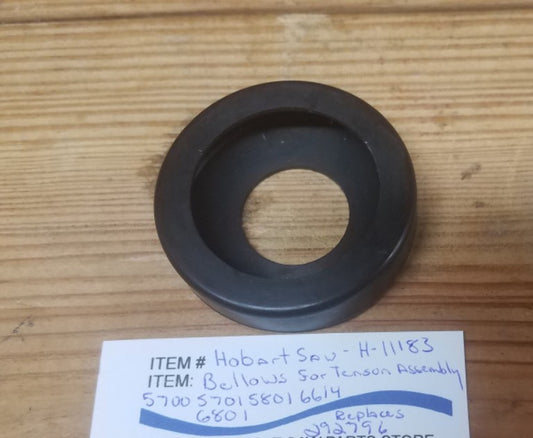Tension Assembly Bellows replaces 292796 for Hobart 5700, 5701, 5801, 6614, 6801 Saws