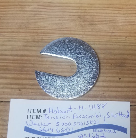 Tension Assembly Slotted Washer replaces 291662 for Hobart 5700 5701 5801 6614 6801 Meat Saws