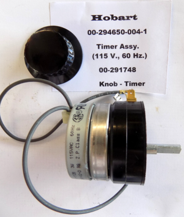 Timer Assembly 00-294650-004-5 with 00-291748 Knob 115V, 60HZ