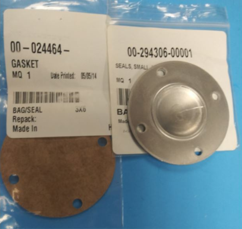 Hobart A120, A200 Hub Cover 00-294306-00001, Gasket 00-024464, screws SC-010-32