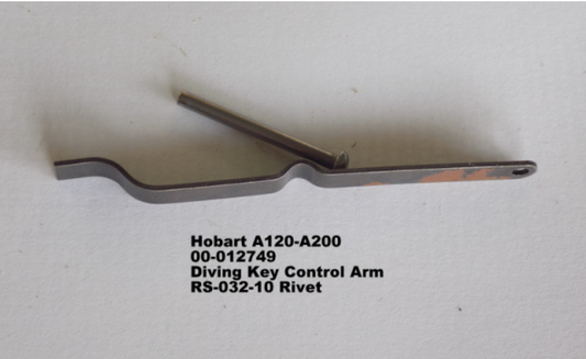 Hobart 00-012749-Diving key Control Arm-RS-032-10 Rivet