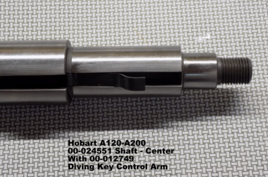 Old Style Planetary Shaft with spring 00-024551 for Hobart A120 and A200 Mixers