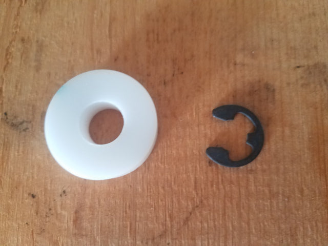 Carriage Table Roller and Clip replaces 290789, RR-10-12 for Hobart Meat Saws