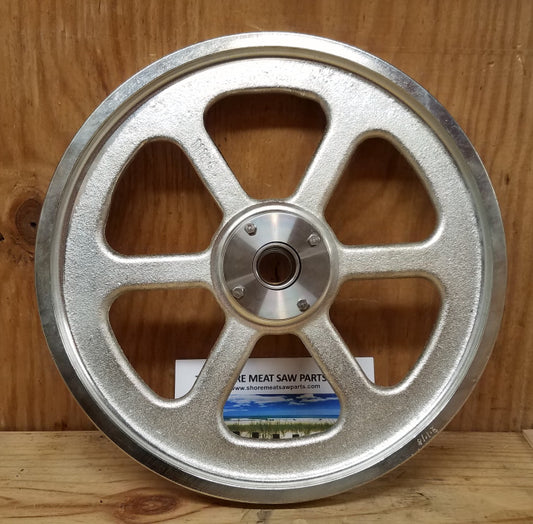 Upper 16" Saw Wheel Complete Assembly Replaces ML-104999-0000Z for Hobart 6801 Meat Saw